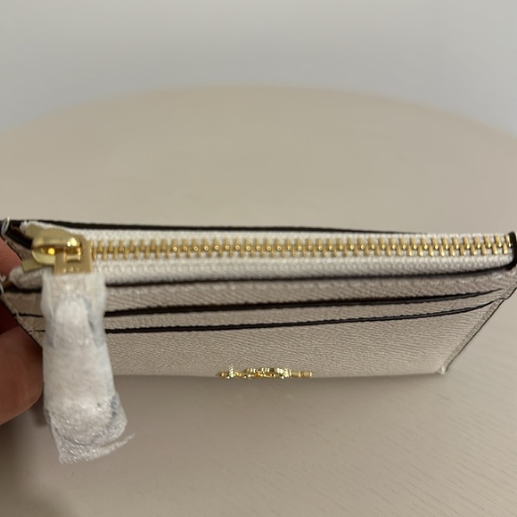 Coach Cream Key and Card Holder - Picture 3 of 5